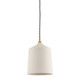 Mitzi - H339701-AGB/MW - One Light Pendant - Megan - Aged Brass