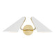 Mitzi - H399102-AGB/DG - Two Light Wall Sconce - Talia - Aged Brass
