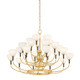 Corbett Lighting - 489-38-VB/BRZ - LED Chandelier - Brahma - Vintage Brass