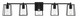 Dunn Five Light Vanity (12141FB5)