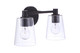 Craftmade - 12615FB2 - Two Light Vanity - Emilio - Flat Black