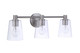 Craftmade - 12623BNK3 - Three Light Vanity - Emilio - Brushed Polished Nickel