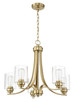 Craftmade - 50525-SB - Five Light Chandelier - Bolden - Satin Brass