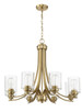 Bolden Eight Light Chandelier (50528-SB)