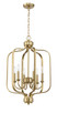 Craftmade - 50536-SB - Six Light Foyer Chandelier - Bolden - Satin Brass