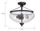 Laurel Three Light Semi Flush Mount (60-5544)