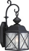 Nuvo Lighting - 60-5621 - One Light Wall Lantern - Wingate - Textured Black