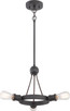 Nuvo Lighting - 60-5723 - Three Light Semi Flush Mount - Paxton - Aged Bronze