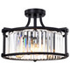 Krys Three Light Semi Flush Mount (60-5773)