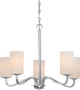 Nuvo Lighting - 60-5805 - Five Light Chandelier - Willow - Polished Nickel
