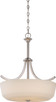 Nuvo Lighting - 60-5827 - Four Light Pendant - Laguna - Brushed Nickel