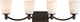 Nuvo Lighting - 60-5974 - Four Light Vanity - Laguna - Forest Bronze