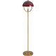 Robert Abbey - 601OX - One Light Floor Lamp - Mavisten Edition Copernica - Lacquered Burnished Brass w/Smoked