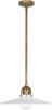 Robert Abbey - 615 - One Light Pendant - Rico Espinet Arial - Warm Brass