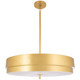 Robert Abbey - 918 - LED Pendant - Elliott - Modern Brass Painted White Interior