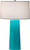 Robert Abbey - 973 - One Light Table Lamp - Mason - Egg Blue Glazed Ceramic