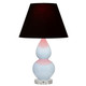 Robert Abbey - A696K - One Light Accent Lamp - Small Double Gourd - Baby Blue Glazed Ceramic w/Lucite