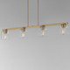 Scoop Four Light Linear Pendant (21236CLNAB)