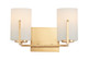 Maxim - 21282SWSBR - Two Light Bath Vanity - Dart - Satin Brass