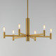 Emana Six Light Chandelier (21366NAB)