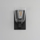 Cubos One Light Wall Sconce (21381CLBK)