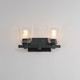 Cubos Two Light Wall Sconce (21382CLBK)