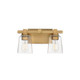 Maxim - 21382CLNAB - Two Light Wall Sconce - Cubos - Natural Aged Brass