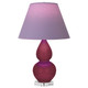 Robert Abbey - SM13L - One Light Accent Lamp - Small Double Gourd - Sugar Plum Glazed Ceramic w/Lucite