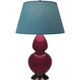 Robert Abbey - SM21B - One Light Table Lamp - Double Gourd - Sugar Plum Glazed Ceramic w/Deep Patina Bronze