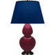 Robert Abbey - SM21N - One Light Table Lamp - Double Gourd - Sugar Plum Glazed Ceramic w/Deep Patina Bronze
