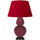 Robert Abbey - SM21R - One Light Table Lamp - Double Gourd - Sugar Plum Glazed Ceramic w/Deep Patina Bronze