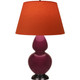 Robert Abbey - SM21T - One Light Table Lamp - Double Gourd - Sugar Plum Glazed Ceramic w/Deep Patina Bronze