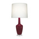 Robert Abbey - SM35 - One Light Accent Lamp - Small Emma - Sugar Plum Glazed Ceramic w/Polished Nickel