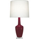 Robert Abbey - SM37 - One Light Table Lamp - Emma - Sugar Plum Glazed Ceramic w/Polished Nickel