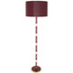 Robert Abbey - SM73RWX - One Light Floor Lamp - Kane - Sugar Plum Rose Water w/Modern Brass