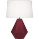 Robert Abbey - SM930 - One Light Table Lamp - Delta - Sugar Plum Glazed Ceramic w/Polished Nickel