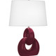 Robert Abbey - SM981 - One Light Table Lamp - Fusion - Sugar Plum Glazed Ceramic w/Polished Nickel