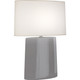 Robert Abbey - ST03 - One Light Table Lamp - Victor - Smokey Taupe Glazed Ceramic