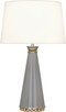 Robert Abbey - ST44X - One Light Table Lamp - Pearl - Smokey Taupe Lacquered Paint Modern Brass