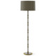 Robert Abbey - ST73X - One Light Floor Lamp - Kane - Smokey Taupe w/Modern Brass