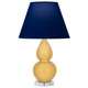 Robert Abbey - SU13N - One Light Accent Lamp - Small Double Gourd - Sunset Yellow Glazed Ceramic w/Lucite