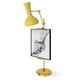 Robert Abbey - SU14SU - One Light Table Easel - Clare - Modern Brass w/Sunset Painted