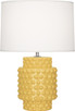 Robert Abbey - SU801 - One Light Accent Lamp - Small Dolly - Sunset Yellow Glazed Textured Ceramic