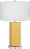 Robert Abbey - SU995 - One Light Table Lamp - Harvey - Sunset Yellow Glazed Ceramic