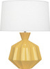 Robert Abbey - SU999 - One Light Table Lamp - Orion - Sunset Yellow Glazed Ceramic