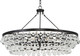 Robert Abbey - Z1004 - Six Light Chandelier - Bling - Deep Patina Bronze