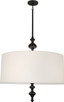 Robert Abbey - Z1225 - Three Light Pendant - Arthur - Deep Patina Bronze