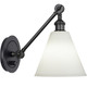 Robert Abbey - Z2417G - One Light Wall Sconce - Alloy - Deep Patina Bronze Cased White w/ Polished