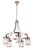 Craftmade - 55325-SB - Five Light Chandelier - Elliot - Satin Brass