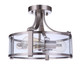 Elliot Three Light Semi Flush Mount (55353-BNK)